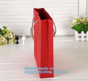 Luxury Recyclable Custom Personalized Design Glossy Tote Carrier Packaging Paper Bags For Gift, bagplastics. bagease pac