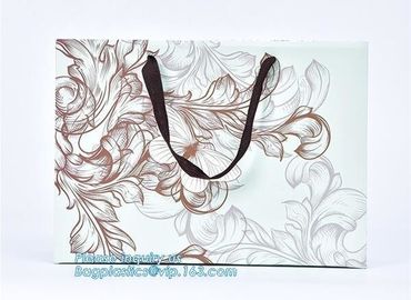 china supplier new design hot snow man printed luxury OEM shopping carrier christmas paper bag for gift packing, bagease