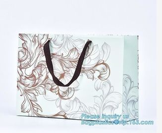 china supplier new design hot snow man printed luxury OEM shopping carrier christmas paper bag for gift packing, bagease