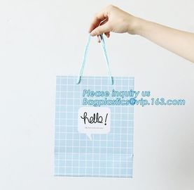 Christmas custom luxury gift food grade bakery Paper cake and bread packaging box carry Bag cut handle logo wholesale