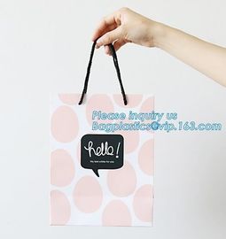 Christmas custom luxury gift food grade bakery Paper cake and bread packaging box carry Bag cut handle logo wholesale