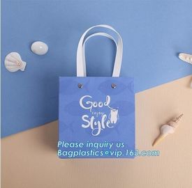 Custom made luxury kraft paper bag in colour/kraft paper bags colorful paper carrier bag/coloured recycled paper packagi