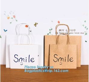 Wholesale custom printed logo red paper shopping gift bag for package,paper shopping bag with ribbon handle for gift pac