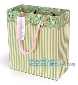 Wholesale custom printed logo red paper shopping gift bag for package,paper shopping bag with ribbon handle for gift pac