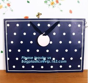 luxury black and white stripe jewellery pouch paper bags,Paper bag with your own logo,foil stamping embossed heart kraft
