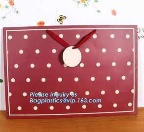 luxury black and white stripe jewellery pouch paper bags,Paper bag with your own logo,foil stamping embossed heart kraft
