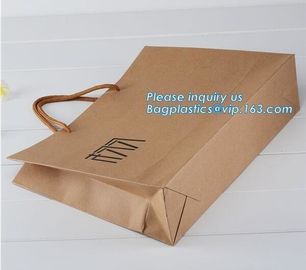 Custom Luxury ribbon satin finish paper carrier bags with rope handles and ribbon bow fastener,Brand Lager Paper Carrier