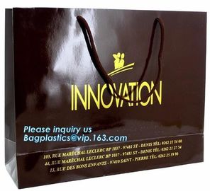 Flat Handle Paper Bags,Colourful Carrier Gift Craft Paper Bags,recycled custom printing logo shopping pack paper bag, pa
