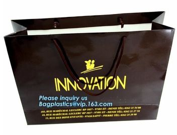 Flat Handle Paper Bags,Colourful Carrier Gift Craft Paper Bags,recycled custom printing logo shopping pack paper bag, pa