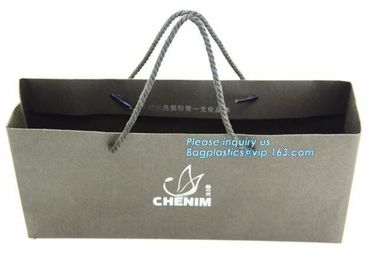 China Wholesale Custom Logo kraft paper bag, White Kraft Paper Shopping Bag, Luxury Printed Packaging Paper Gift Bag