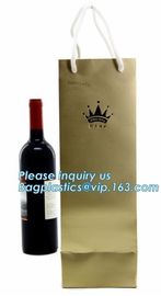 Handle Metal Snap Button Shopping Elegant Carrier Paper Bag,Paper reusable ecofriendly customizable promotional luxury b