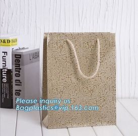 design luxury white custom brown craft recycle wine bottle carrier christmas packing hand bag gift shopping printed pape