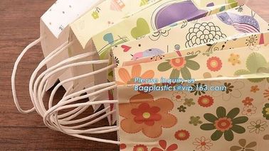 Luxury Card Paper Hand Made Carrier Bags with cotton rope，Bespoke Luxury Carrier Bags，Kraft Takeaway Paper Carrier Bag