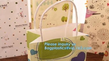 Luxury Card Paper Hand Made Carrier Bags with cotton rope，Bespoke Luxury Carrier Bags，Kraft Takeaway Paper Carrier Bag