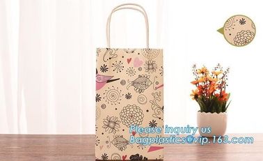 Luxury Card Paper Hand Made Carrier Bags with cotton rope，Bespoke Luxury Carrier Bags，Kraft Takeaway Paper Carrier Bag