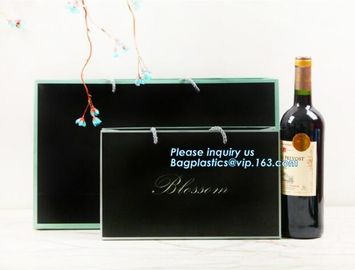 Grey Luxury ribbon satin finish ribbon paper carrier bags with rope handles and ribbon bow fastener, bagplastics, bageas