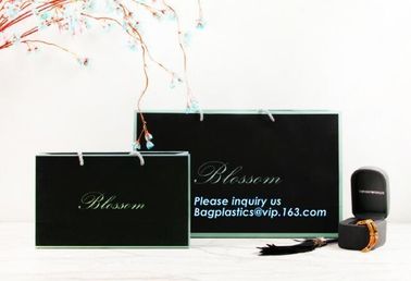 Grey Luxury ribbon satin finish ribbon paper carrier bags with rope handles and ribbon bow fastener, bagplastics, bageas