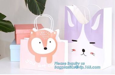 High Quality Luxury Shopping Paper Packing Bags Paper Ivory bag Paper,Reusable Handmade Original Birthday Paper Shopping