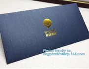 MAKE western style high quality gold foil gift envelope Matt black card paper envelope in A4 A5 B5 C5 C6 A3 size with cu