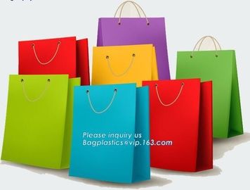 Fancy Shopping Paper Gift Bag packaging paper bag With Handles of packaging,Luxury Clothes paper carrier bag for packing