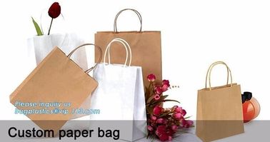 Luxury Customize Black gold embossed Logo made by 250gsm C1S Art Gift Shopping Paper Bag With Ribbon Bow Handles bagease