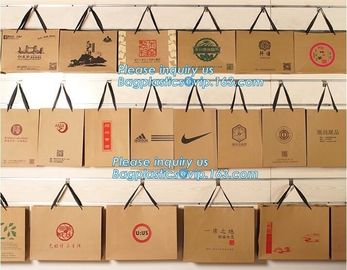 Customized Cut Printed Coated Paper Shopping Bag with Matt Lamination,rope handle custom logo printed white paper bag