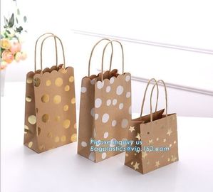 Cheap Customized Cute Printed Paper Shopping Bag With Handle for Tea，Shopping Bag with Ribbon Handles for Clothing pack