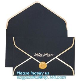 Custom logo private label brown kraft paper envelope,Custom made own logo design red kraft paper letter envelope bagease