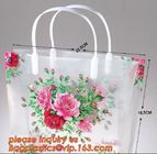 Wholesale Waterproof PP Plastic Gift Flower Bag Carry,PP Clear Handheld Flower Packaging Bag,PP Trapezidal Rectangular F