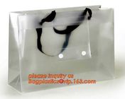 Cheap pp handle bag promotional gift shopping bag plastic pp tote bag,casual portable transparent PP/PVC tote gift bag