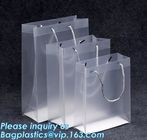Promotional customized high quality soft loop plastic cloth bag,manufacturer custom soft loop handle polyethylene PE pla
