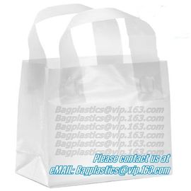 Promotion soft loop handle plastic bag produced by shanghai manufacturer,Foldable 100% Original PE Soft Loop Handle Plas