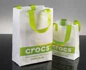 Colorful Printing Cheap Shopping Custom Design Soft Loop Handle Plastic Bag,die cut handle plastic bag manufacturer