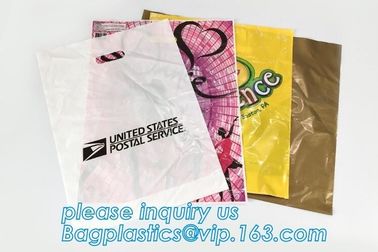 Manufacturer Custom Logo Printing soft loop handle plastic bag,promotional 100% biodegradable custom printed soft loop h