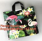 Stylish, concise plastik shopping shopping bags with logos and soft loop handle plastic bag,Stamp Printed Ameritote Plas