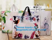 100% Biodegradable And Compostable Soft Loop Handle Plastic Bag For Clothing,Handle Block Bottom Plastic Shopping Bag