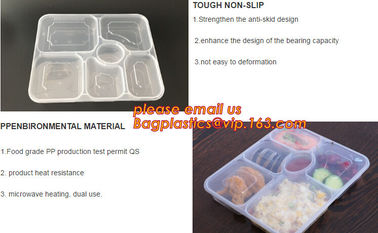 Disposable Plastic Blister Food Tray,Wholesale customized black disposable plastic fast food tray,plastic tray, bagease