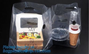 fast food bags, Clear Resealable Resealable Bakery Cookie Candy Poly Cellophane Cello Bags,Customized food grade poly pl