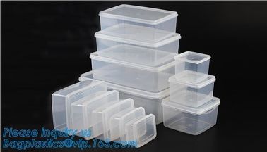 Glossy high quality acrylic storage box,Plastic Round Shape Clear Fresh Box,Food storage container clear plastic packing