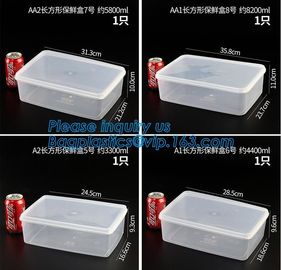 Factory direct sale pp plastic food storage canister set food preservative box,Plastic home usage fresh food storage box