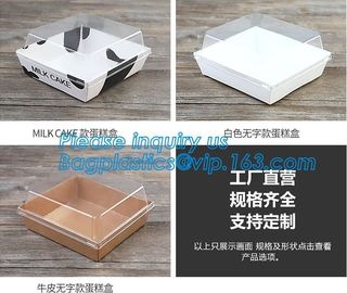 susi box / sushi packaging / Food window box,PP Microwave Blister Clear Plastic Lunch Box Food Container with Lid 650ml