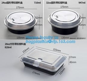 clear disposable high quality plastic packaging food container transparent soup bowl,tableware 200ml cornstarch plastic