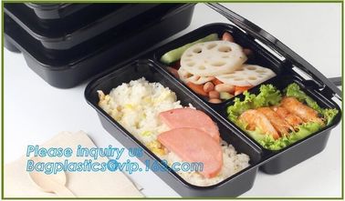 Disposable Plastic food delivery box Printing Sushi Tray For Food Packaging,HIPS Material Disposable Black Plastic Food