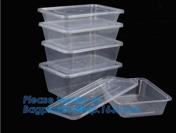 Wholesale 3 Compartment Take away Microwave PP High Quality food container Plastic Prep Meal disposable bento box with l