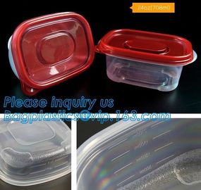 food crisper,Fresh Keeping Box Round Vacuum Food Container with Press &amp; Push Lid,sealed food storage box food grade vacu