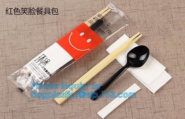 High quality New designed Cheap Disposable Plastic cutlery Sets(plastic knife spoon fork packs) chopsticks,cutlery set,