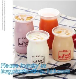 Food Packaging Disposable Various PP Yougurt Cup,flexo printing for frozen yogurt yougurt cup,Plastic Yougurt Cup With C