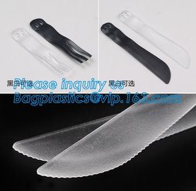 Top Quality&amp;Factory Price Disposable Plastic Butter,Cheese and Cake Knife,compostable disposable CPLA plastic knife with