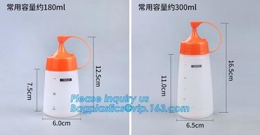 Food grade LDPE soft squeeze chili hot tomato sauce ketchup plastic bottles,16oz Food Grade Plastic Squeeze Sauce Bottle