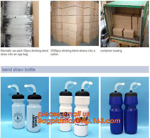 Plastic Tumbler Space Sports Drinking Water Straw Bottle with Sports Straw,drinking bend straw,flexi straw,bottle straw